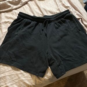 Adidas Black Athletic Shorts with Elastic Waistband